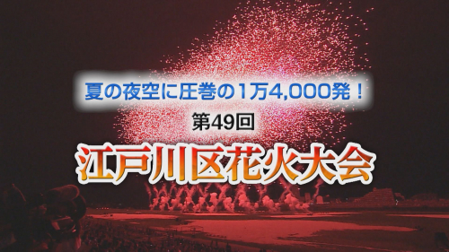 夏の夜空に圧巻の１万4,000発！ 第49回 江戸川区花火大会